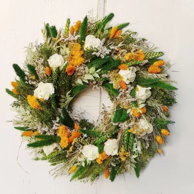 Warum DIY oft teurer ist als fertige Floristik - DIY Türkranz Kosten – Warum fertige Floristik oft günstiger ist