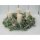 Adventskranz getrocknet mit Eucalyptus silber Kugeln und 4 Kerzen 35-45 cm