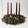 Adventskranz Ton-in-Ton frisch gebunden mit 4 Kerzen 40 cm