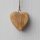 Dekoratives Holzherz: Rustikaler Charme in 5 x 5 cm