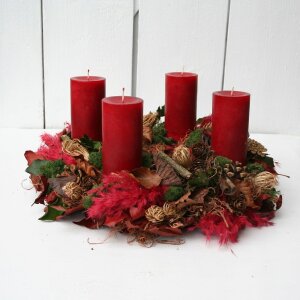 Adventskranz "Forest" Handgemacht mit...