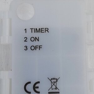 Weihnachtsstern hängend mit LED Licht und Timerfunktion Dekostern