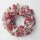 Trockenblumenkranz Rosa & Weiß 30 cm – handgefertigte Boho Dekoration