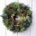 Adventskranz "Frohe Weihnachten" mit frischem Koniferengrün gebunden
